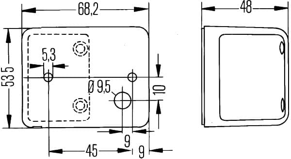 Luce posizione posteriore — HELLA 2SA 006 679-027
