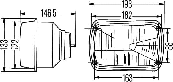 HELLA 1AD 003 305-001 Faro principale