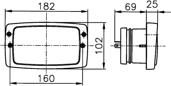 Faro principale — HELLA 1AB 006 213-011