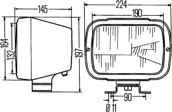 Faro principale — HELLA 1AE 004 234-001