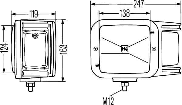 Faro principale — HELLA 1EA 007 108-021