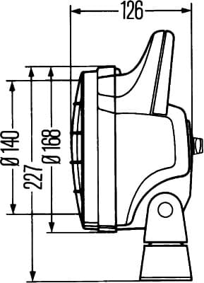 Faro da lavoro — HELLA 1G4 003 470-131