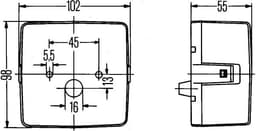 Luce posteriore