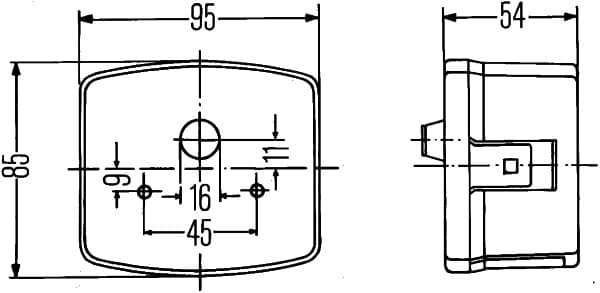 Indicatore direzione — HELLA 2BE 003 182-091