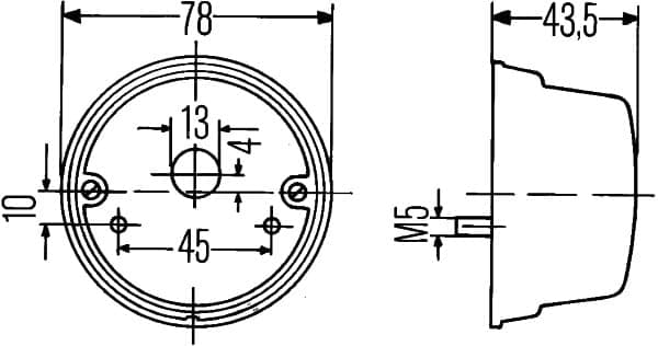 Luce posteriore — HELLA 2SB 001 259-261