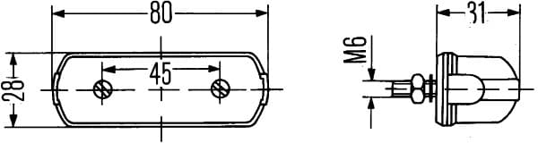 Silenziatore posteriore — HELLA 2KA 001 389-101