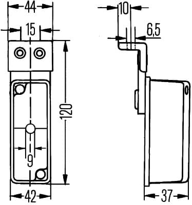 Luce perimetrale — HELLA 2XS 005 020-021