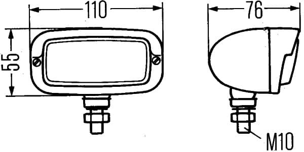 Luce di retromarcia — HELLA 2ZR 001 193-011