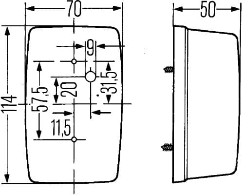 HELLA 2BA 002 324-011 Indicatore direzione
