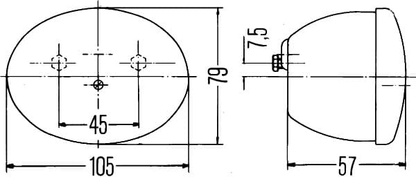 Luce posteriore — HELLA 2ST 001 673-011