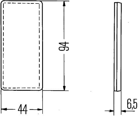 Catarifrangente — HELLA 8RA 003 326-051