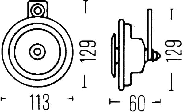 Clacson — HELLA 3BA 002 768-001