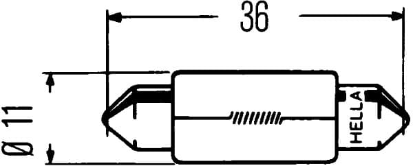 HELLA 8GM 002 092-137 Lampadina
