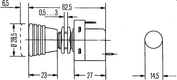 Interruttore/Comando/Innesto — HELLA 6ED 004 778-001
