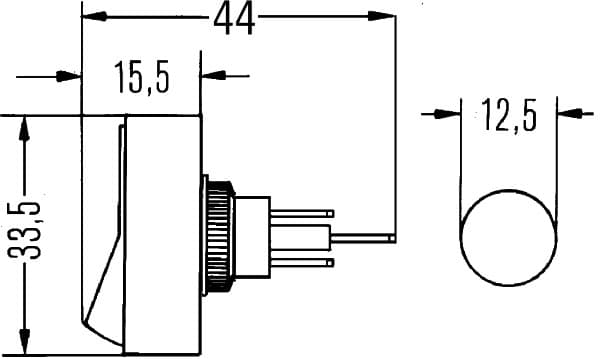 Interruttore/Comando/Innesto — HELLA 6EH 004 407-002