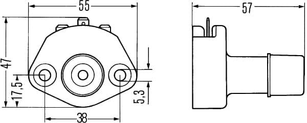Interruttore, Faro principale — HELLA 6AJ 001 751-021