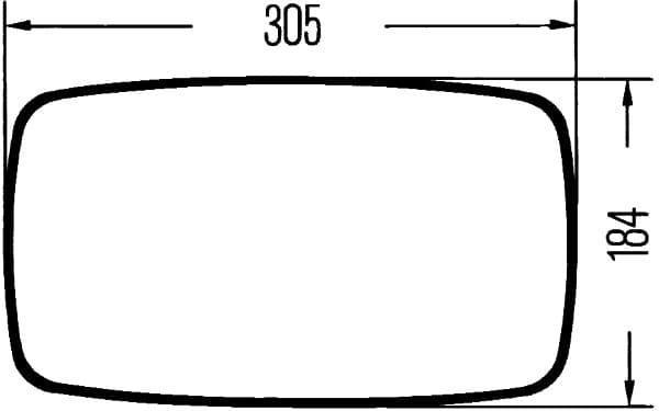 Specchio retrovisore esterno — HELLA 8SB 003 614-001