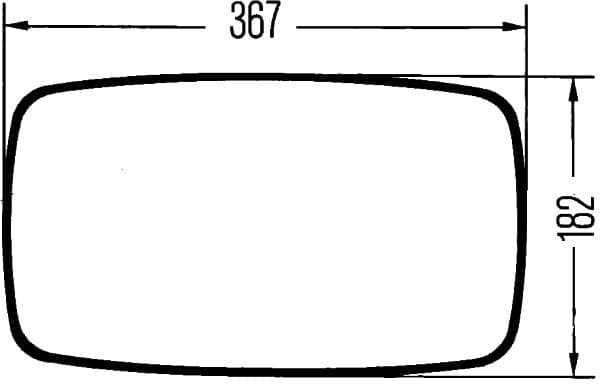 Specchio retrovisore esterno — HELLA 8SB 003 978-041