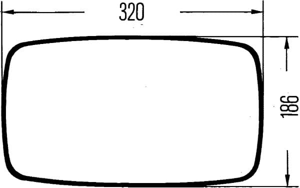 HELLA 8SB 560 991-061 Specchio retrovisore esterno