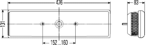 Luce posteriore — HELLA 2VD 007 323-031