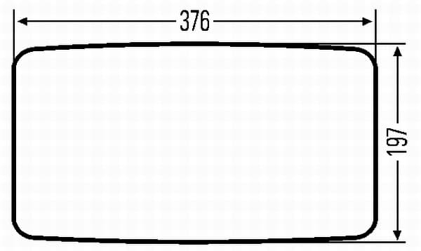HELLA 8SB 501 191-202 Specchio esterno, Cabina