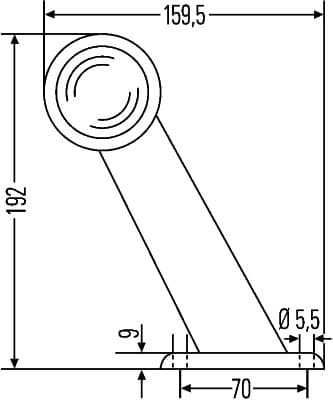 HELLA 2XS 955 232-017 Luce perimetrale