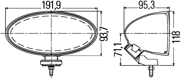 HELLA 1NB 007 892-001 Fendinebbia