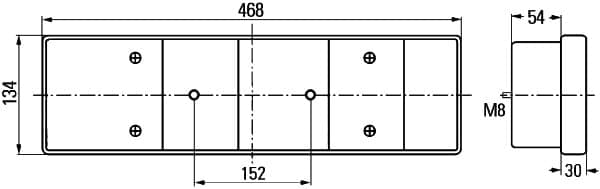 Luce posteriore — HELLA 2VP 008 204-041