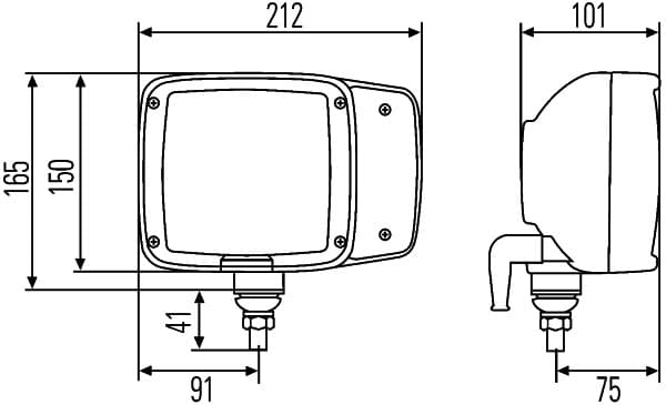 HELLA 1SA 996 120-011 Faro principale