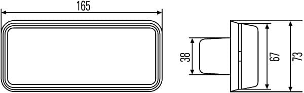 Indicatore direzione — HELLA 2BA 996 027-001