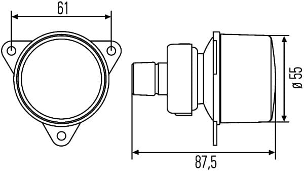 Luce di posizione — HELLA 2PF 008 221-011
