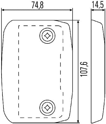 Indicatore direzione — HELLA 2BA 008 260-001