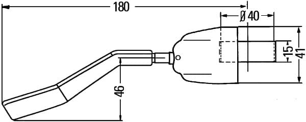 Leva devio guida — HELLA 6BA 001 771-011