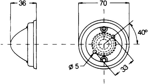 Luce posizione posteriore — HELLA 2SA 997 023-001