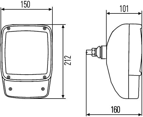HELLA 1SA 996 120-471 Faro principale