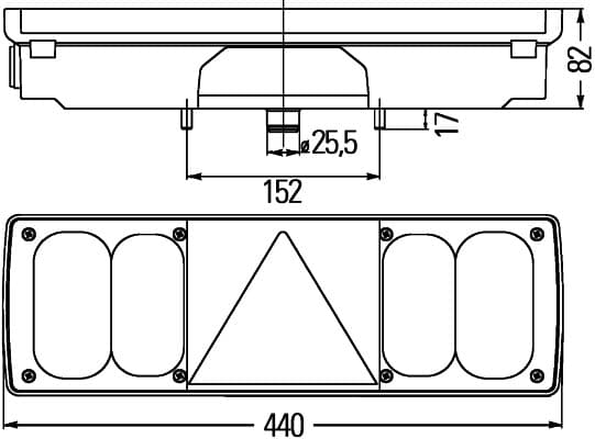 Luce posteriore — HELLA 2VP 340 450-031