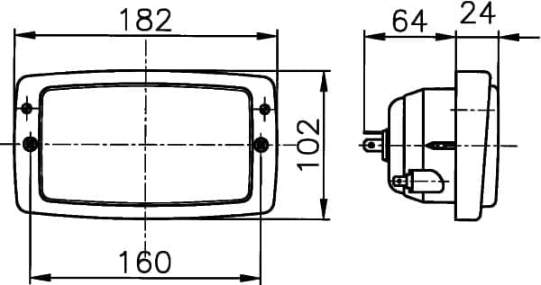 Faro principale — HELLA 1AD 996 018-651
