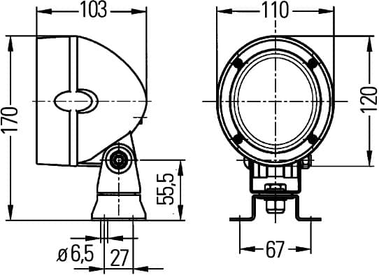 HELLA 1GM 996 134-081 Faro da lavoro