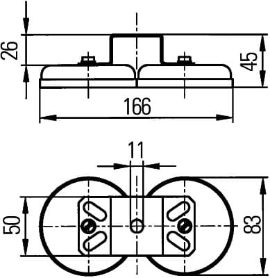 HELLA 8HG 004 806-001 Supporto/Staffa