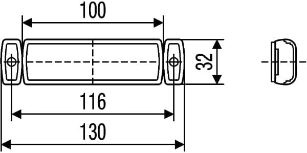 Luce posizione posteriore — HELLA 2TM 008 645-651