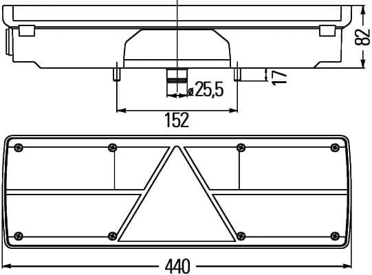 HELLA 2VP 340 450-151 Luce posteriore