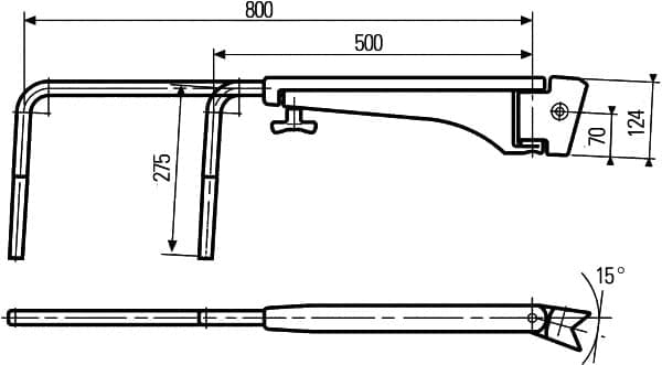 HELLA 8HG 501 257-032 Supporto, Specchio esterno