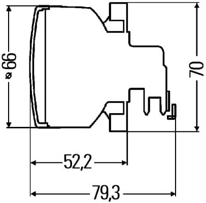 HELLA 2NE 009 001-127 Retronebbia