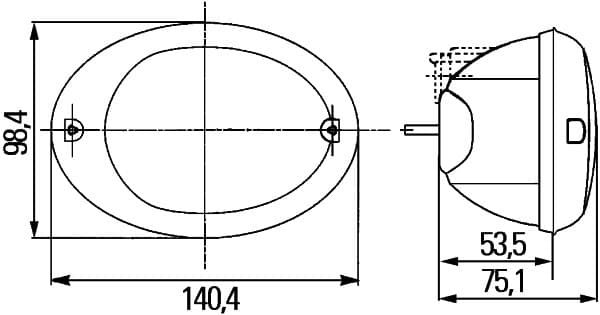 HELLA 2BA 343 130-051 Indicatore direzione