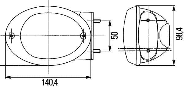 HELLA 2SD 343 130-797 Luce posteriore