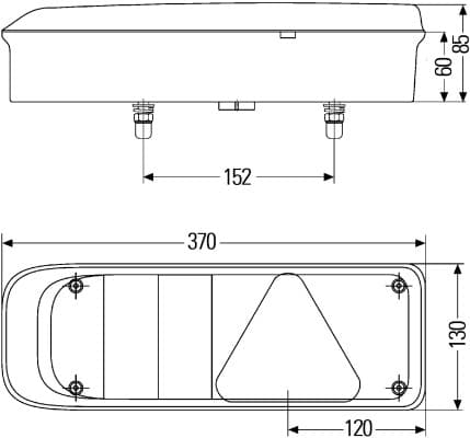 Luce posteriore — HELLA 2VP 340 930-011