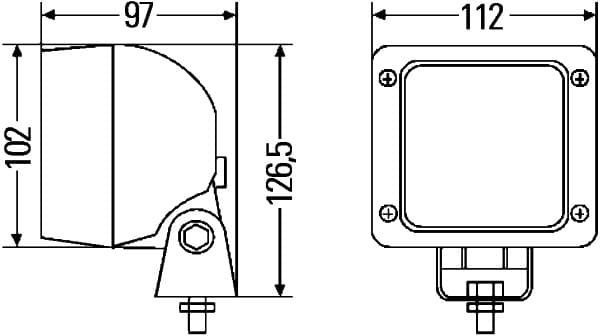Luce di retromarcia — HELLA 2ZR 997 506-391