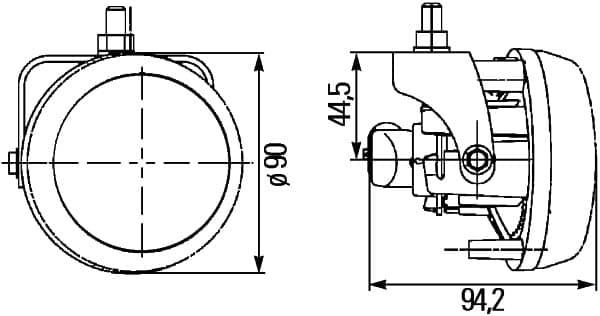 HELLA 1N0 009 295-021 Fendinebbia