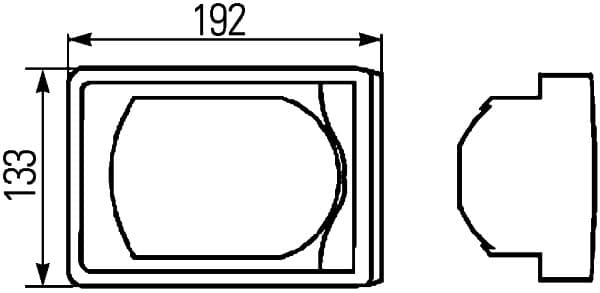 HELLA 2SB 345 982-001 Luce posteriore