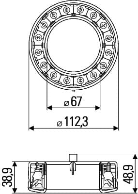 Luce posteriore — HELLA 2SB 009 362-021